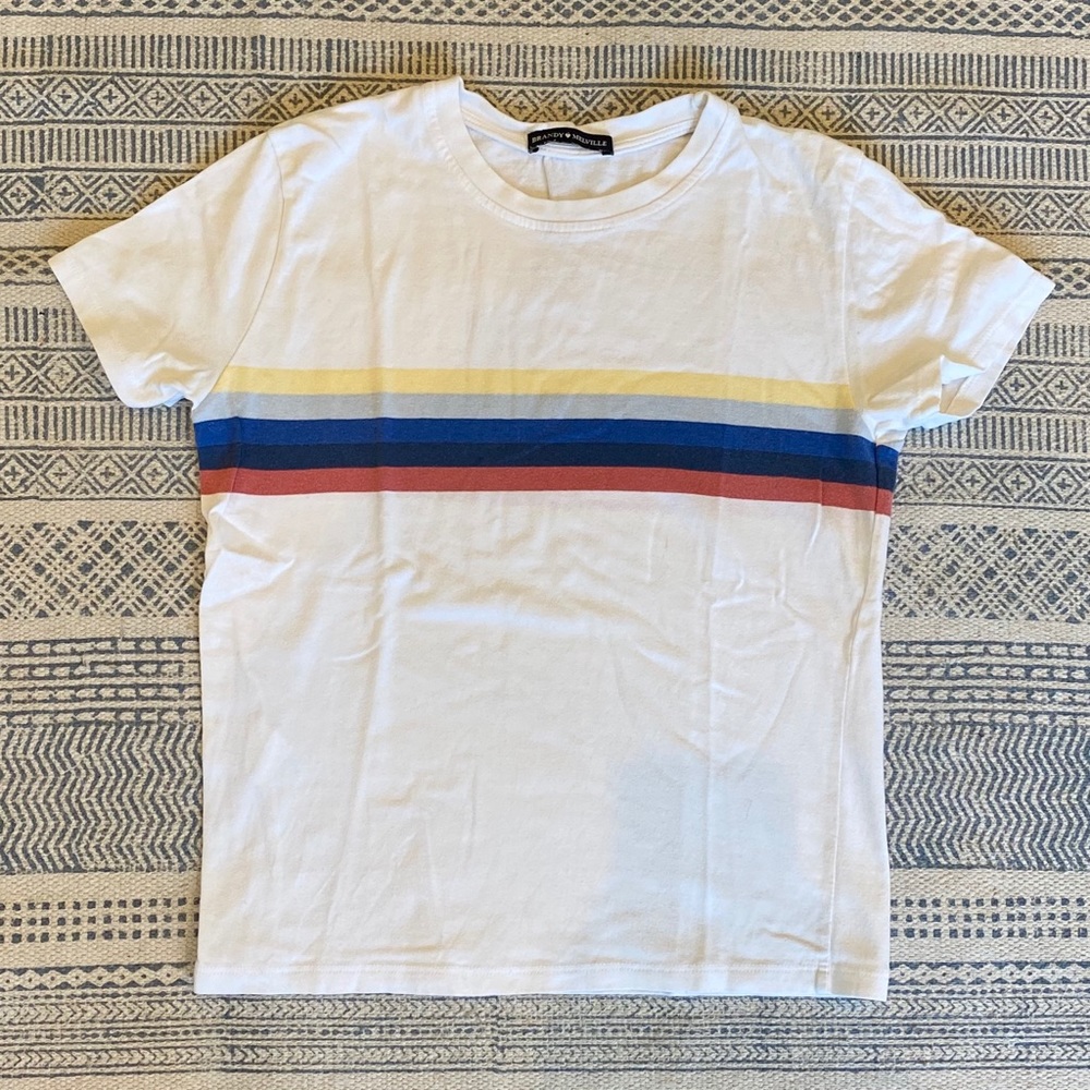 brandy melville striped tee